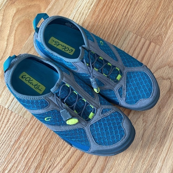 NWOT Olukai Eleu Trainer Womens Shoe Amphibious Quick drying Beach slip on SZ 8 - Picture 1 of 8